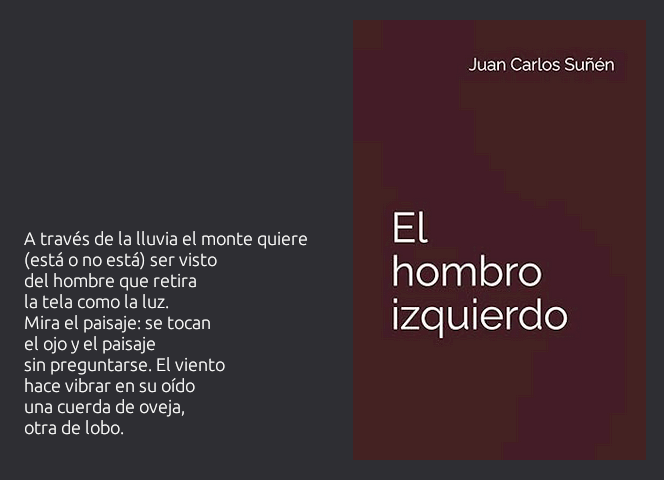 Portada de "El hombro izquierdo", de Juan Carlos Suñén