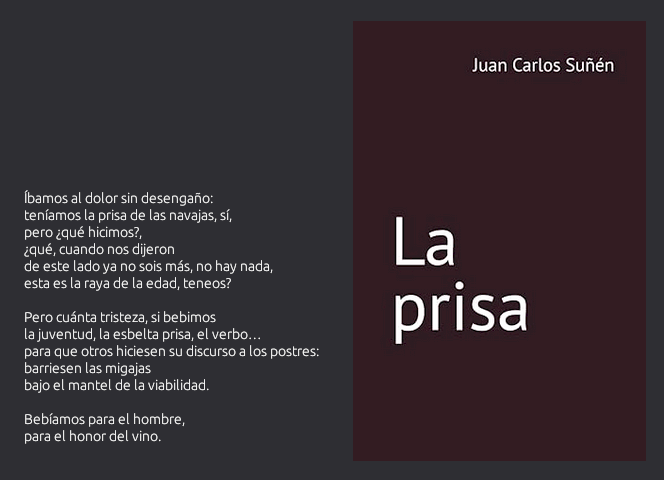 Portada de "La Prisa", de Juan Carlos Suñén